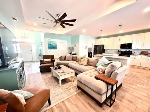 Walk to Beach |  Two Fins Up | Private Pool | Golf Cart | Panama City Beach
