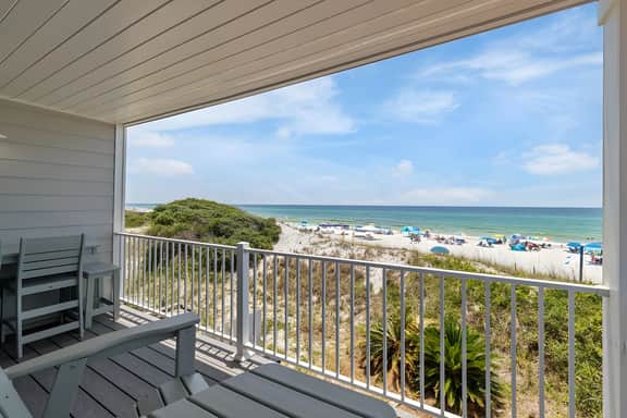 30A Beachfront | Pool  | Spooky Palms  | Sleeps 10 | Gulf View